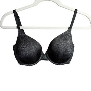 Victoria's Secret Women Size 32DDD Bra Heathered Gray Underwire Uplift Semi Demi